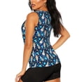 thumbnail image 3 of Lsque Ice blue old man cute winter Printed Workout Tank Tops for Women, Athletic Sports Tank Tops, Compression Sleeveless Dry Fit Shirts,Sleeveless Yoga Shirt-Small, 3 of 9