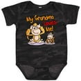 thumbnail image 3 of Inktastic My Grandma Loves Me Monkey Boys or Girls Baby Bodysuit, 3 of 5