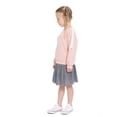 thumbnail image 3 of Wonder Nation Toddler Girls Crewneck Pullover with Bows, Sizes 12M-5T, 3 of 7