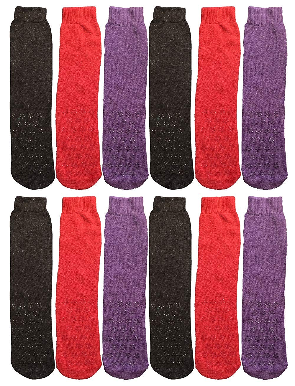 Yacht & Smith Men's Diabetic Neuropathy Edema Socks, Cotton Crew, Ankle