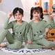 thumbnail image 3 of Conjuntos de pijamas navideños para niños, de 2 piezas ropa de dormir, ropa interior de algodón, Tops y pantalones, 3 of 3