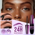 thumbnail image 4 of Uxgjfwu Tear Off Eyebrow Dye Paste, Peel Off Adhesive Design, Long Lasting Waterproof Wear, Non Fading Color, Semi Permanent Eyebrow Makeup, 0.34 fl oz, 4 of 5