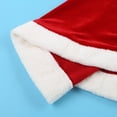 thumbnail image 6 of Miutii Women's Christmas Miss Santa Claus Versatile Flared Skirt Faux Fur Trim Mini Skater Skirt Red XXXL, 6 of 7