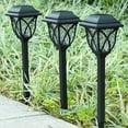 thumbnail image 6 of Weloille 2Pcs Outdoor Garden Glass Stainless Steel Yard LED Solar Lights Lamp, 6 of 9