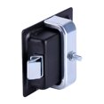 thumbnail image 3 of Pull Type Panel Door Lock, Strong Carbon Steel, Rust Proof & Weather ,  Black Coating, 2 Keys, Ideal For Electrical Cabinet, 3 of 8