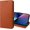 Brown, variant on Genuine Leather Wallet Case for iPhone 13 Pro 5G Wireless Charge RFID Blocking Credit Card Holder Kickstand Folio Flip Protective Cover with Wrist Strap Magnetic Clasp 6.1 Inch(Brown)