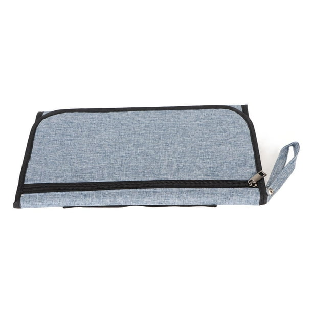 Bolsa De Viaje Cambiador, Cambiador De Bebé De Viaje Extra Grande Con Bolsillo Frontal Para Exteriores