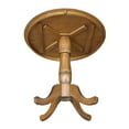 thumbnail image 4 of 36" Solid Wood Round Top Pedestal Table - 28.9"H - Pecan, 4 of 50