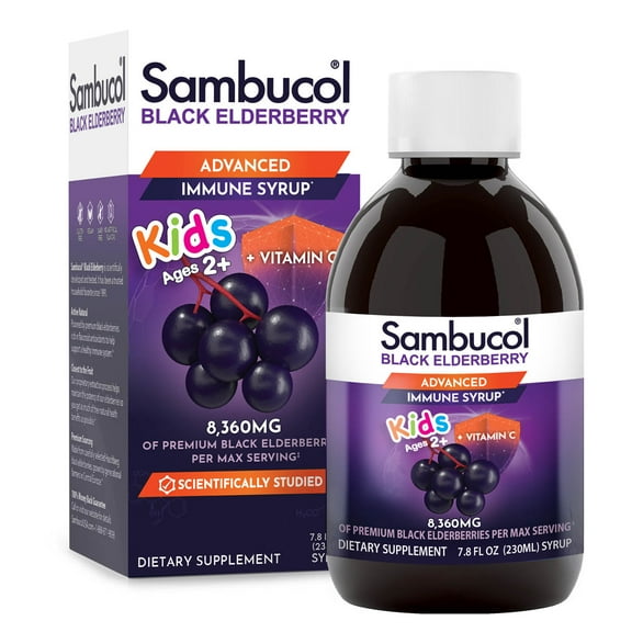 Sambucol Black Elderberry Kids Syrup 7.8 oz