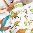 thumbnail image 2 of Dinosaur Blanket for Boys Cute Alphabet Dinosaur Blankets Warm Soft Throw Blankets for Couch Sofa 50 X 60 inch for Kids Adult, 2 of 6