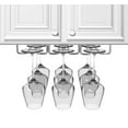 thumbnail image 1 of Sorbus Under Cabinet Wine Glass Rack and Stemware Holder â€“ 3 Rows Holds up to 9 of Your Most Delicate Glassware, 1 of 10