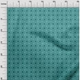 thumbnail image 3 of oneOone Cotton Cambric Teal Green Fabric Asian Ikat Fabric For Sewing Printed Craft Fabric By The Yard 42 Inch Wide, 3 of 4