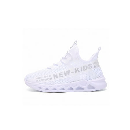 

Daeful Kids Breathable Sneakers Boys Girls Running Shoes Sports Walking Athletic Trainers Outdoor Casual