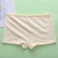 thumbnail image 2 of Loopsun 4 to 15 Years Girls Solid Panties Mid Waist Soft Underpants Beige, 10-11Years, 2 of 5