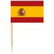thumbnail image 1 of España Mini Banderas EsToothpickFlag 100Pzas España 3.5x2.5cmPapel Asta Madera Rojo/Azul., 1 of 3
