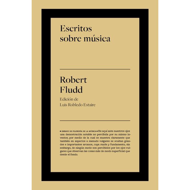 Libro Escritos Sobre Musica Tapa Blanda, Autor Robert Fludd, Editorial Biblioteca Nueva