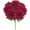 Red, variant on 7 Lifelike Artificial Sunflower Bushes - Vibrant Purple and Pink Faux Floral Arrangements for Home Decor, Weddings, and Party Centerpieces
