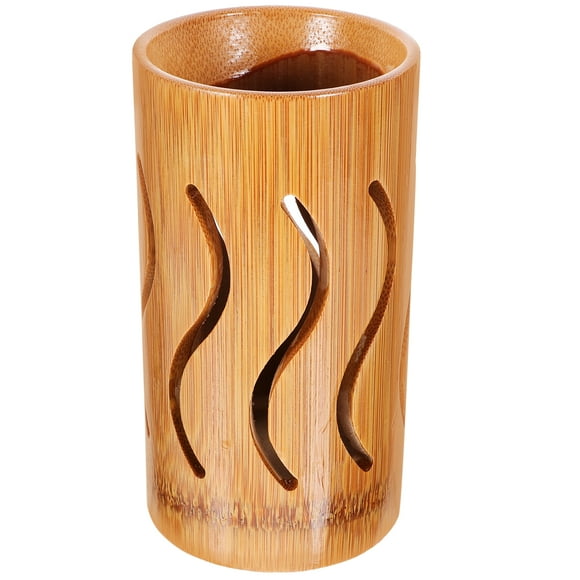 FRCOLOR Countertop Kitchen Utensil Holder Bamboo Chopsticks Bucket Kitchen Cutlery Organizer
