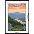 thumbnail image 5 of Art.com Bear Mountain State Park, New York - Bears and Spring Flowers Art Print by Lantern Press, Black Frame Wall Art, 21" x 29", 5 of 5
