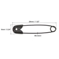 thumbnail image 2 of Uxcell 1 Inch Metal Sewing Pins Safety Pins with Box for Office Home Black 240 Pack, 2 of 4