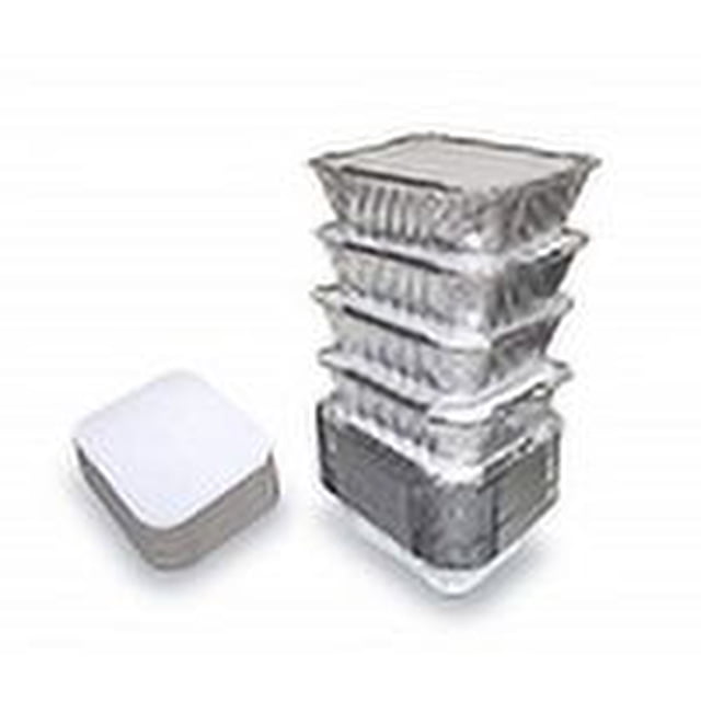 Paquete de 55 unidades: sartenes de aluminio con tapa, recip