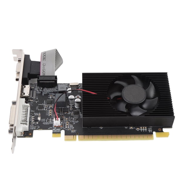 Tarjeta Gráfica De Escritorio, VGA DVI HD Interfaz Multimedia 4GB DDR3 128 Bit PCI Express 1.1 X16 Tarjeta Gráfica Para Funcionar