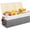 Gray, variant on Extra Large Toy Storage Box with Lid, Collapsible Sturdy Toy Chest Storage Organizer Bin Basket with Divider for Kids, Boys, Girls, Closet, Playroom, Bedroom, Nursery, 40"X14"X16", Beige & White