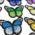 thumbnail image 2 of 24pcs Butterfly Iron-On Patches,Butterfly Embroidery Applique,DIY Animal Embroidery Pattern,Girls Dress Jeans Jacket Backpack, 2 of 4