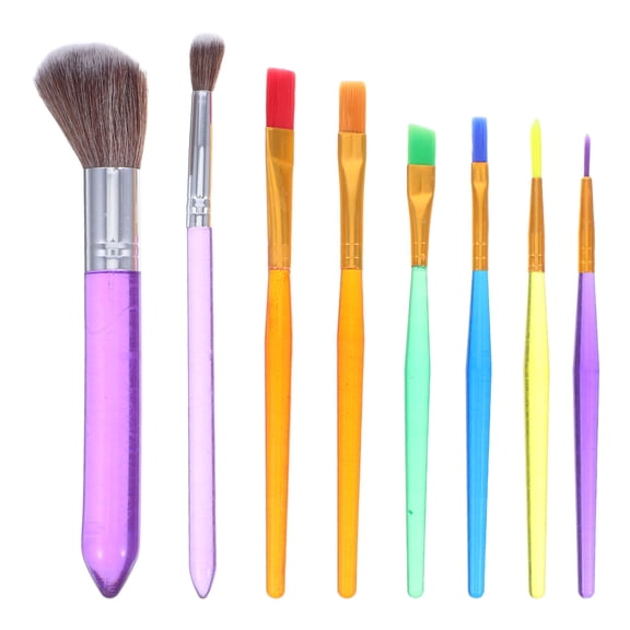 NICEXMAS 8-Piece Household Cake Decorating Brush Set, Food Grade Plastic, Easy to Use Baking Accessory Kit