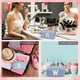 thumbnail image 4 of Bolsa de cosméticos YOOLIFE con la letra inicial A azul para niñas de 3 a 14 años, 4 of 8