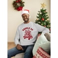 thumbnail image 2 of Saddle Up Santa - Cowboy Xmas Men's Sweatshirt, 2 of 4