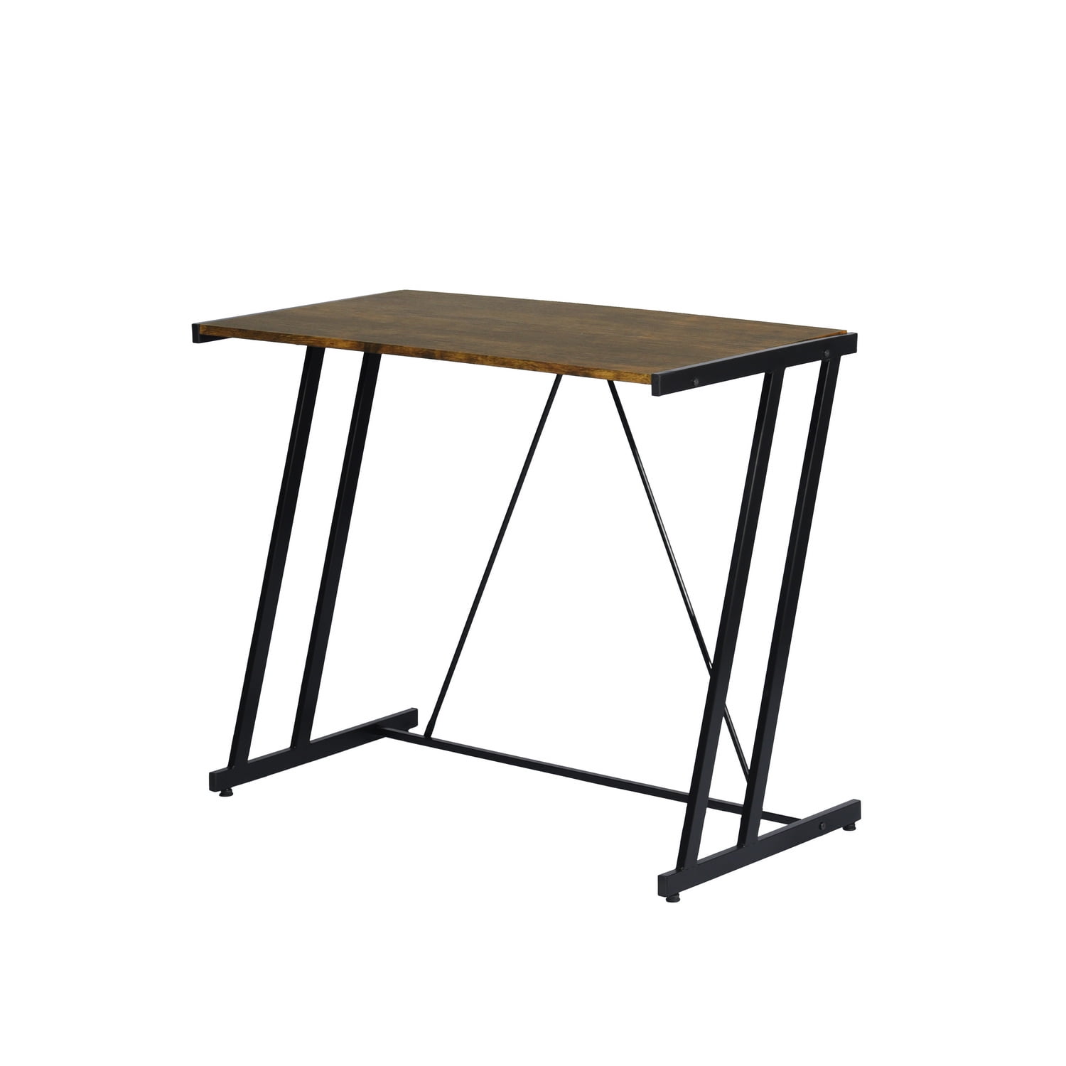 Kepooman Computer Desk Home Office Desk, Industrial Desk Study Writing Table PC Gaming Desk for Home Office Workstation Bedroom, Walnut Color Kepooman Computer Desk Home Office Desk, Industrial Desk Study Writing Table PC Gaming Desk for Home Office Workstation Bedroom, Walnut Color