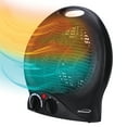 thumbnail image 6 of Brentwood Kool Zone H-F301BK 1500-Watt Portable Electric Space Heater and Fan, Black, 6 of 11