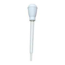 1 Pcs Turkey Baster,Turkey Oil Suction Tube With Scale,1 Oz/30Ml Barbecue Transparent Turkey Baster,Soft Meat Baster Tool For Cooking,Portable Turkey Baster For Kitchen Bbq Daily Cooking,White