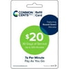 Virgin Mobile $20 Common Cents Airtime Card