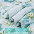 thumbnail image 3 of Floral Printed Queen Comforter Set with Sheets Lightweight Piece Bed in A Bag Comforter Set Vintage Yellow and Grey Flower Pattern Farmhouse Bedding Set, 3 of 8