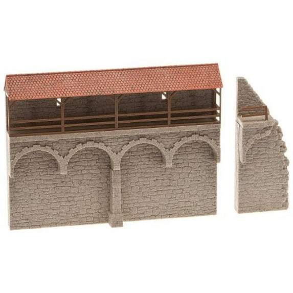 faller 130404 old-town wall sections ho scale building kit