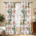thumbnail image 6 of Tchckioa Flower Botanical Blackout Curtains,Privacy Protection Grommet Drapes for Bedroom,42x63 Inch,2 Panels, 6 of 9