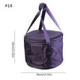 thumbnail image 4 of HGYCPP Multifunctional Crystal Bowl Bag Thicken Padded Carry Cases Bag Yoga Singing Bowl Travelling Bag With Carrying Strap, 4 of 13