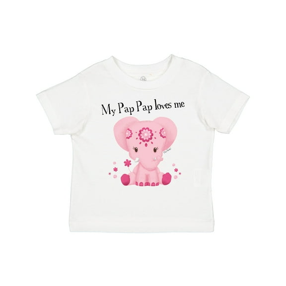 Inktastic Aditi My Pap Pap Loves Me Boys or Girls Toddler T-Shirt