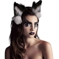 thumbnail image 4 of Diadema con orejas de animal para cosplay, hecha a mano, orejas de peluche sintéticas, 4 of 4