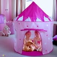 thumbnail image 4 of Juega Tent Play22 Princess Castle Pink con estrellas que brillan en la oscuridad, 4 of 8
