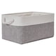thumbnail image 1 of Toystoory Contenedor de almacenamiento resistente con amplia aplicación: organización fácil y eficiente Caja de almacenamiento plegable Almacenamiento y organización del hogar gris y blanco 36*26*18, 1 of 6