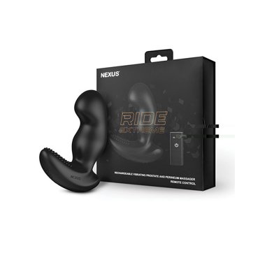 Nexus Revo Slim Rotating Rechargeable Remote Controlled Vibrating Prostate Massager Black main image 1