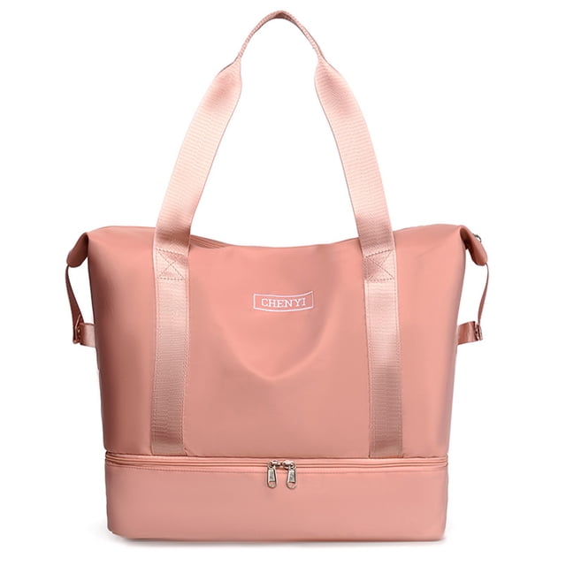 Bolsa de viaje TFixol con compartimento inferior para zapatos, bolsa de aseo para fin de semana