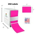 thumbnail image 3 of ChromaLabel 2 x 3 Inch Fluorescent Color Code Labels, 5 Assorted Colors, 250 Labels per Box, 3 of 6