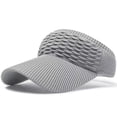 thumbnail image 2 of Jane Wardrobe Ponytail Friendly Headband Sun Visor for Women, Wide Brim Textured, UPF 50+ UV Protection, 1 Piece, One Size, 2 of 5