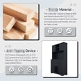 thumbnail image 4 of Dark blue coffee bar cabinet offers flexible storage for coffee and wine in rooms, 4 of 7