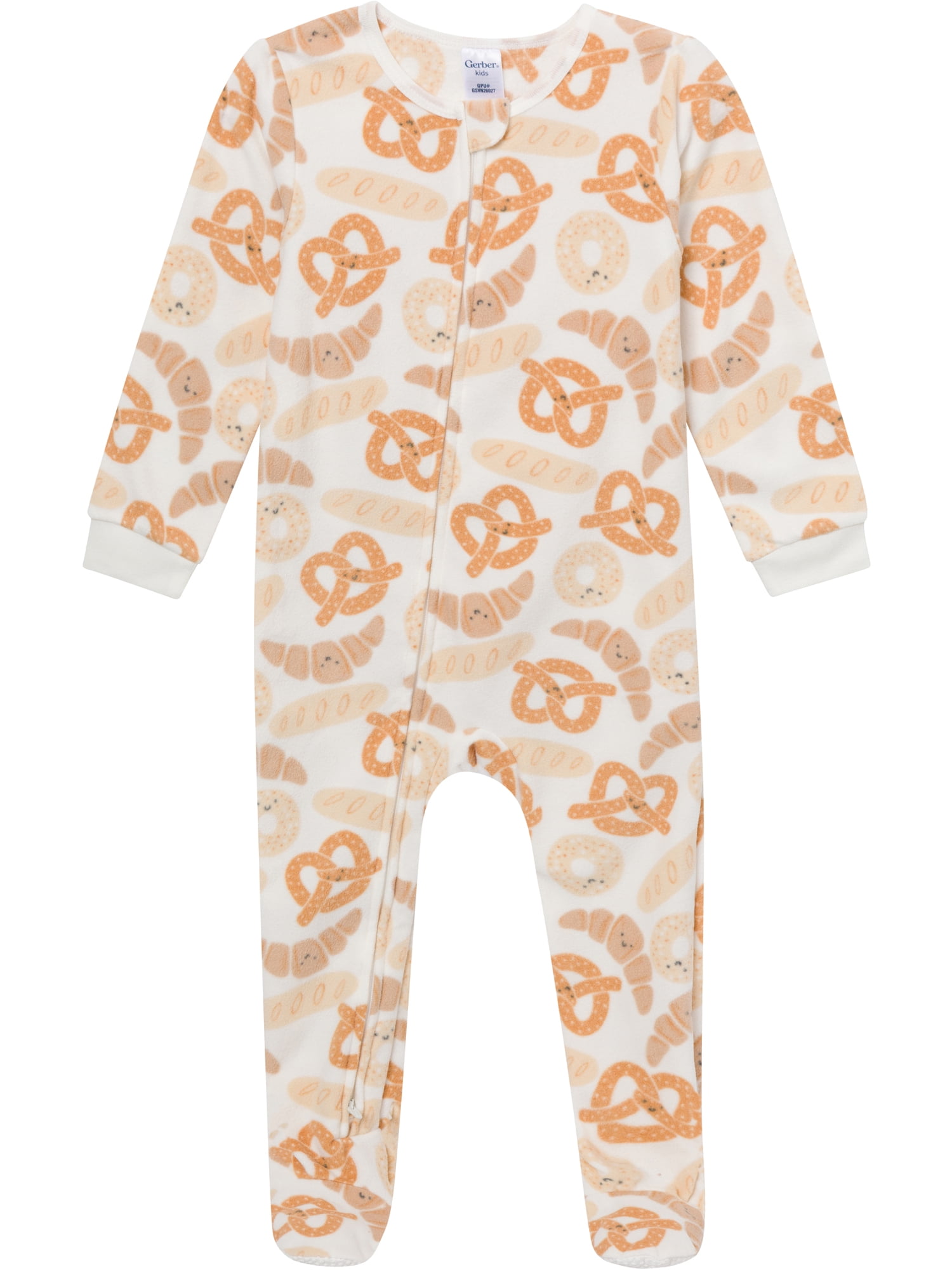 Gerber Baby and Toddler Neutral Microfleece 2-Way Zipper Blanket Sleeper Pajamas, 3-Pack, Sizes 0/3 Months - 5T