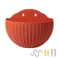 thumbnail image 2 of Macetas modernas kusrkot Jardinera colgante rojo, 2 of 8